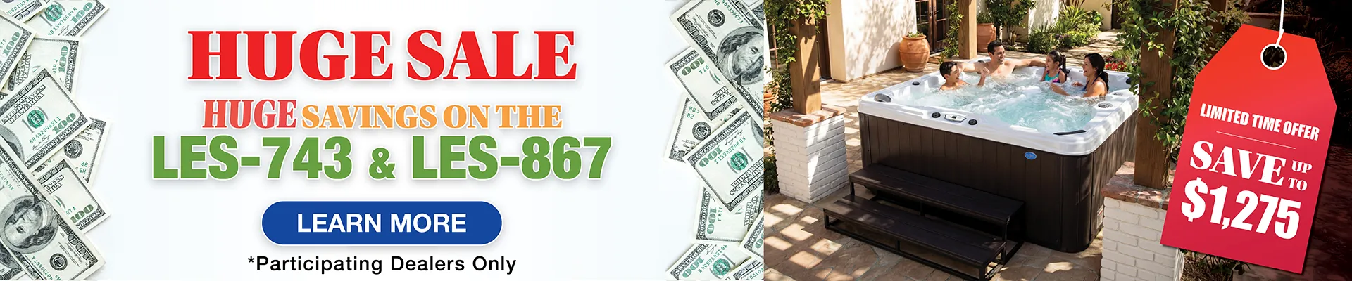 Calspas hot tub being used in a family setting - Detroit